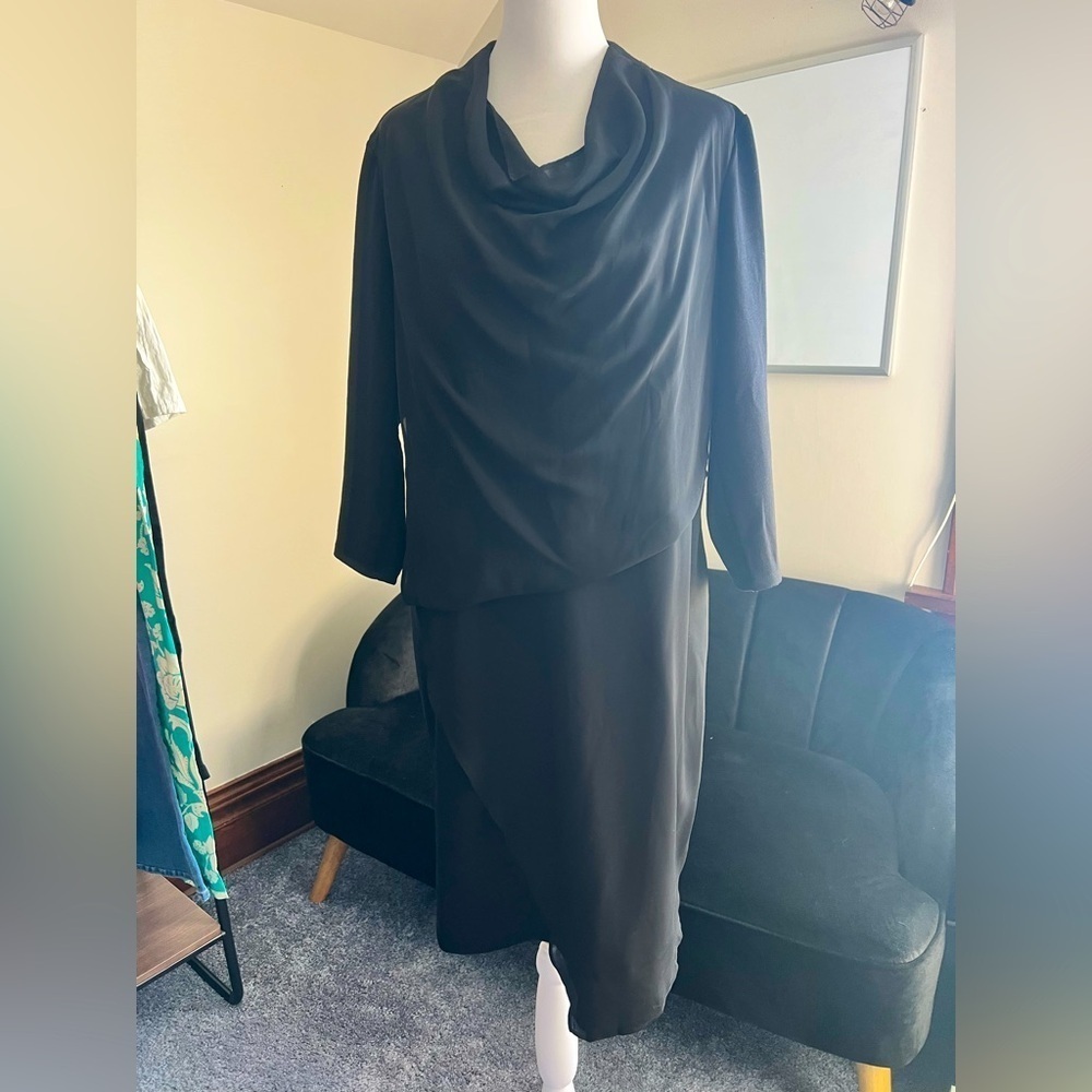 Vera Wang Drape Dress